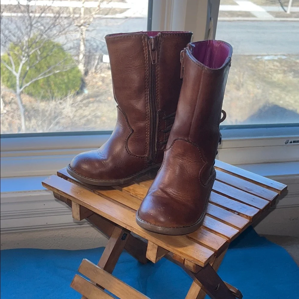 Brown Kids Boots